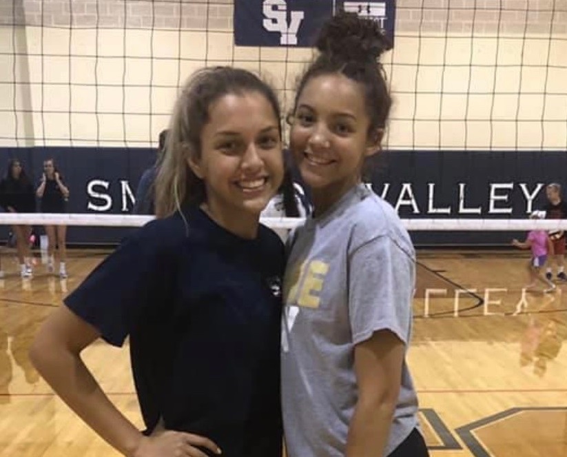 Smithson Valley's Jaci Mesa and O'Connor's Bryshanna Brown (courtesy photo)