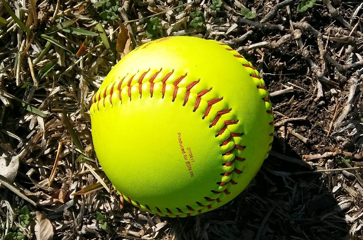 A softball